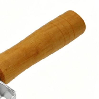 2 in 1 Honey Uncapping Fork & Scraper Tool (Multi Functional) | Stainless Steel Beekeeping Equipment, Wooden Handle, Adjustable Tine Spacing