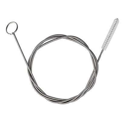 Extra Long Pipe Tube Cleaner Fridge Drain Pipe Dredging Tool Flexible Drain Brush Skinny Tube Spiral Cleaning Brush Drinking Straw Cleaner Brush Nylon Spring Aquarium Filter Brush 155CM (1)