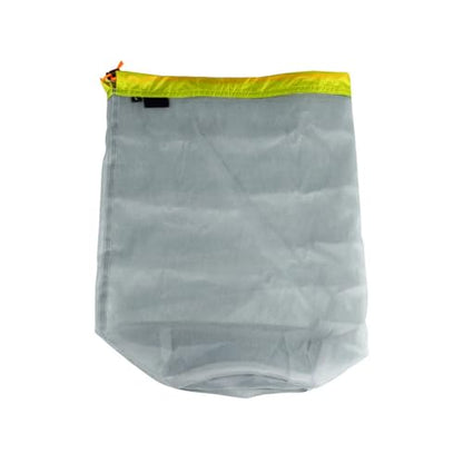Camping Mesh Bag, Mesh Stuff Sack Light weight Nylon Mesh Drawstring Storage Bag for Travelling Hiking Camping Stuff Storage(L)