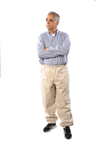 Professional Beekeeping Pants – Protective Bee Suit Bottoms, Heavy Duty Workwear for Beekeepers - size: Medium-Large