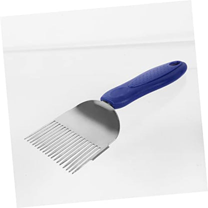 Multi-Functional Honeycomb Scraper Tool for Beekeepers Sturdy Stainless Steel Honey Uncapping Fork with Plastic Handle Essential Beekeeping Equipment for Honey Extraction