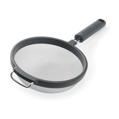 KitchenAid Stainless Steel Strainer - color: Charcoal Gray