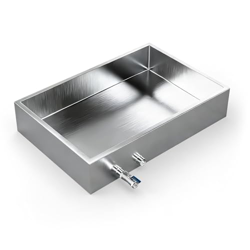Marada Maple Syrup Evaporator Pan with Dual Interface Steam Table Pan,304 Stainless Jam Food Chafing for Home, Outdoor, Cooking (30"L * 20"W * 6"H) - size: 30x20x6 Inch (Pack of 1)