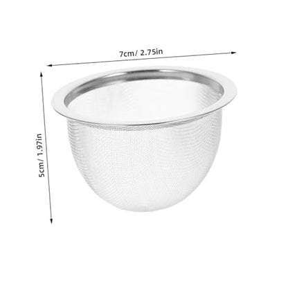 8pcs Stainless Steel Tea Infuser Basket Fine Mesh Strainer for Loose Leaf Tea Easy to Clean and Maintain - size: 7.00X7.00X5.00CM
