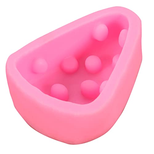 Triangle Cheese Shape Mould Hand Pie Molds for Baking Flexible Silicone Fondant Mold Safe for Boys and Girls for Cake Decorations