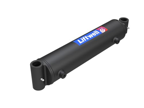 Liftwell Hydraulic Cylinder 2x6 - Double Acting Cross Tube Hydraulic Cylinder 2" Bore x 6" Stroke - 3000 PSI Welded Cylinder with SAE #6 Ports, Tractor Loader & Front-End Loader Replacement - color: 2" Bore, size: 6" Stroke