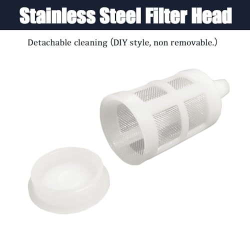YUEWO Siphon Tube Pipe Hose Portable USB Electric Auto-Siphon Filter Plastic Soft Hose Kit with Pump No Mess Leak 1.2L/min for Home Brew Wine Beer Making