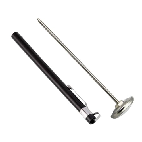 Uonlytech Stainless Steel Food Thermometer for Milk and Jam, Mini Coffee Thermometer with No Battery Needed, Easy to Operate Kitchen Gadget for Home Use
