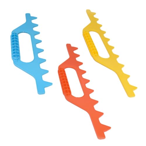 3pcs Beehive Frame Measuring Rake Beekeeping Tool Spacer Rake for Bee Frames Plastic Material Bee Hive Accessory