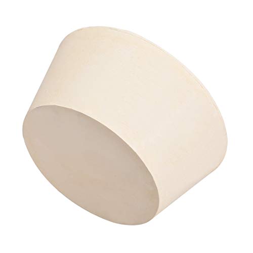 uxcell White Tapered Shaped Solid Rubber Stopper for Lab Tube Stopper Size 93-113mm 1pcs - size: 92x118x54mm