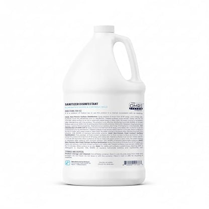 BRIOTECH Sanitizer Disinfectant Hypochlorous, Kill 99.99% of Viruses & Bacteria, Control Mold, Eliminate Odor, Gentle for Nursery & Play Rooms, Food Contact Surface Sanitizer, 1 Gallon Refill (2 Pack) - size: 128 Fl Oz (Pack of 2)