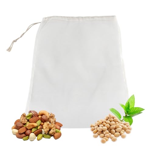 100 Mesh Fine Strainer Bags, 45x62cm Reusable Food Grade Wine Filter Bag Nut Milk Bags Coffee Cheese Cloths Strainer for Straining Food Nut Milk Brewing Needs
