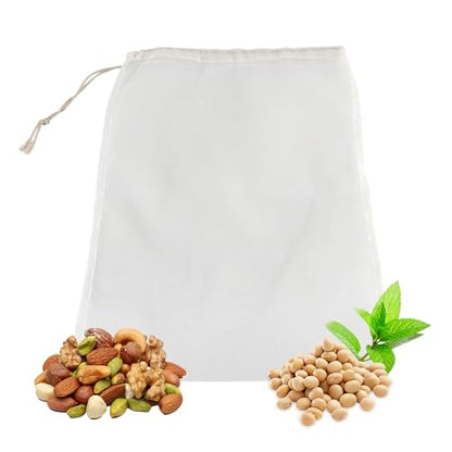 100 Mesh Fine Strainer Bags, 45x62cm Reusable Food Grade Wine Filter Bag Nut Milk Bags Coffee Cheese Cloths Strainer for Straining Food Nut Milk Brewing Needs