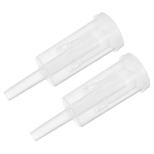 2pcs Three-piece Plastic One-way Valves Lightweight Wine Airlocks for Home Brew Accessory Suitable for Foods and Self-brewed Wine Professional and Personal Use