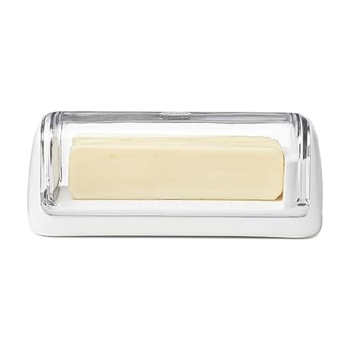Chef’n Slice'n Store Butter Dish with Built-In Slicer Lid – Fits Long & Short Sticks, Measurement Marks Included – Keeps Butter Fresh & Ready to Slice - style: Butter