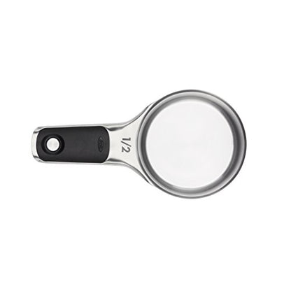 OXO Good Grips Stainless Steel Measuring Cups and Spoons 8-Piece Set,4 Cups and 4 Spoons,(Pack of 2) - size: 8 count (pack of 2), style: Set