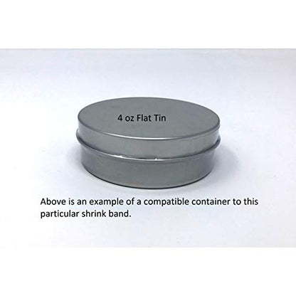 Shrink Band Assorted Sample Pack for All Bottles and Containers (Large) - size: Large (3" - 4 1/2" Diameter)