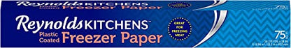 Reynolds Kitchens Plastic Coated Freezer Paper - 75 Square Feet (Pack of 3) - size: 75 Sq Ft (Pack of 3)