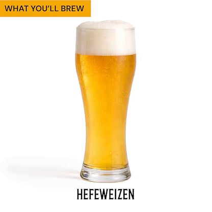 Craft a Brew - Beer Recipe Kit - Hefeweizen - Home Brewing Ingredient Refill - Beer Making Supplies - Includes Hops, Yeast, Malts, Extracts - 5 Gallons - color: Hefeweizen