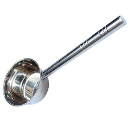 Cabilock 17.32In Long Handle Stainless Steel Water Ladle Multipurpose Kitchen Scoop for Soup and Water Serving Ergonomic Design for Home and Restaurant Use - size: 44X14CM