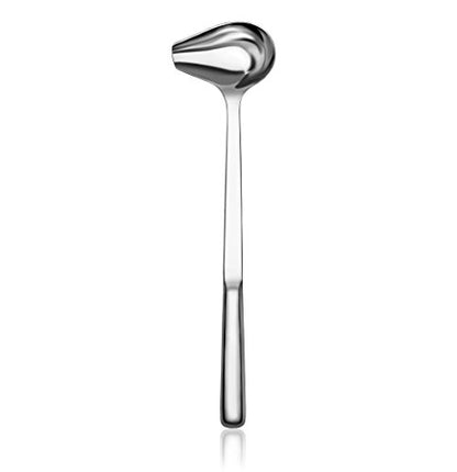 New Star Foodservice Hollow Handle Notched Serving Spoon, Stainless Steel, 1-oz Gravy Soup Ladle, 12.5-Inch, Silver - size: 1-oz Gravy Soup Ladle (12.5-Inch)