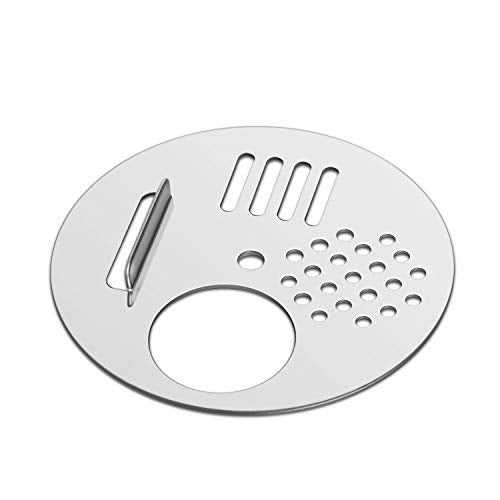 Flexzion Bee Hive Nuc Box Entrance Gate - 12 PCS 2.6 Inch Stainless Steel Bee Hive Entrance Disc & Bee Door with 4 Access Modes - Bee Hive Entrance Gate Disc for Nucleus & Full-Sized Hives - size: 12 pcs