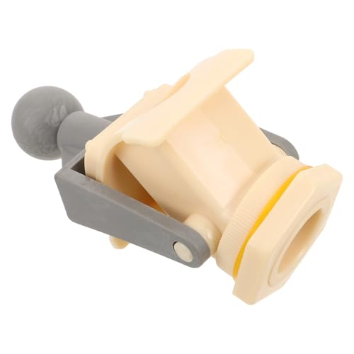 VICASKY Honey Gate Valve for Extractor Bucket Beekeeping Tool Plastic Honey Tap Valve Gray Sturdy Beekeeper Equipment Accessory and Extracting