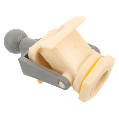 VICASKY Honey Gate Valve for Extractor Bucket Beekeeping Tool Plastic Honey Tap Valve Gray Sturdy Beekeeper Equipment Accessory and Extracting