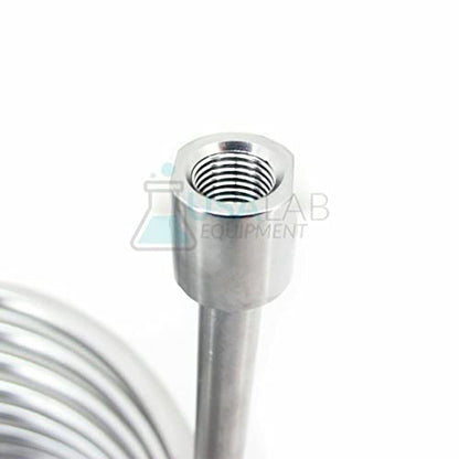 Stainless Steel 304 Condensing Coil - 6" x 6" x 10" - 1/4" FNPT - USAlab