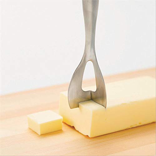 AKOAK 1 Pack Stainless Steel Butter Knife Cheese Cheese Corner Knife Slicer Scraper Butter Smear