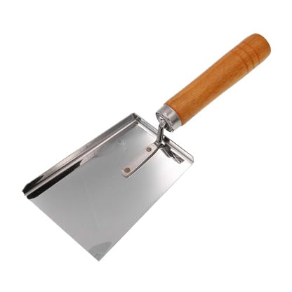 Totority Beehive Cleaning Shovel 7.87 Inch Stainless Steel Hive Scraper with Comfortable Grip for Efficient Wax and Debris Removal Beekeeping Tool