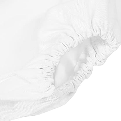 Yosoo Beekeeping Protective Veil Jacket with Double Zippers Hat Veil Breathable Polyester Cotton Bee Suit for Beekeeping Accessory (White) - color: White