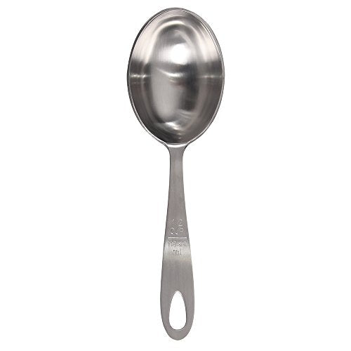 Lindy's MPC4 4-Piece Stainless Steel Measuring Scoop Set,Silver, 9 inches long - size: 9 inches long