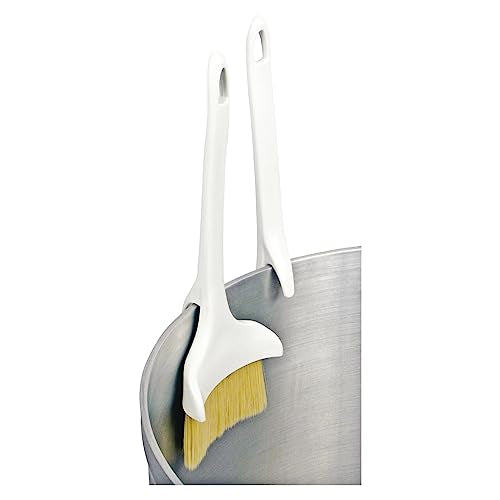 Winco 3-Inch Brush with Hook, Plastic Handle - size: 3 inches, style: Concave W/Hook