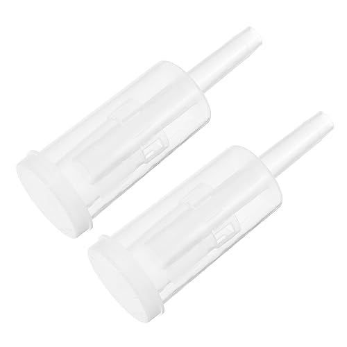 LIFKOME 2pcs Three-piece One-way Brewing Stoppers Transparent Plastic Check Valves for Wine Bottles Safe and Gas Release for Homebrewing and Food Preservation