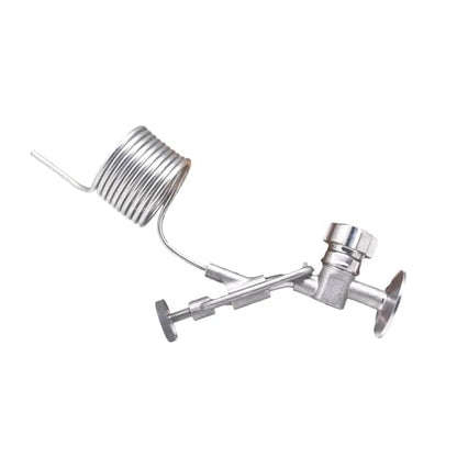 Home Brewing Tri Clamp 1.5" Sampling Valve with Coil Defoamer SS304 Brewing Sampling Valve Coil for Conical Fermenter Accessories Brewing Accessories(Full Kit 635g) - color: Full Kit 635g