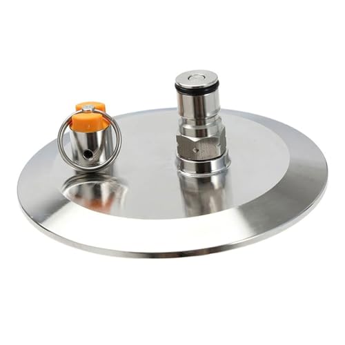 Stainless Steel Brewing Tool End Cap with Ball Post Homebrewing Conical Fermenter Accessories Dry Hoppers Accessory