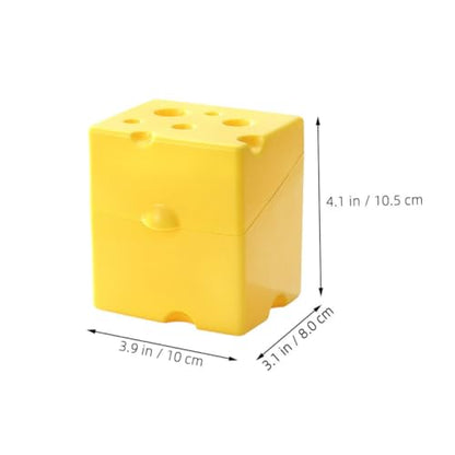 2pcs Airtight Cheese Block Storage Container Sealed Lid Slice Cheese Keeper for Fridge