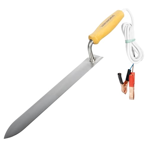 Varomorus 11" Stainless Steel Beekeeping Hot Knife Uncapping Decapping Bee Honey Equipment Bee Hive Hand Tool 12V/70Wt