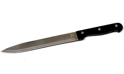 Chef Craft Select Carving Knife, 8 inch blade 14 inches in length, Stainless Steel/Black - size: 8", style: Carving Knife