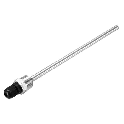 uxcell 8mm Dia G1/2 Thermowell Weldless Stainless Steel 304 with Cable Gland 200mm Length for Beer Fermenter, Black - color: Black, size: G1/2 x 200mm