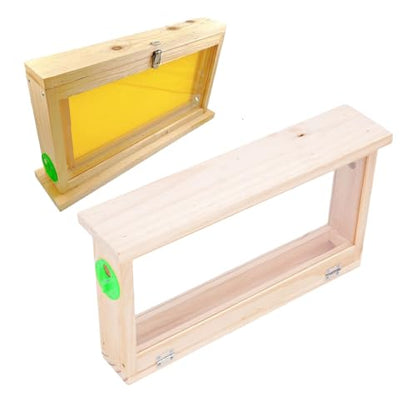 Beekeeping Box Double-Sided Acrylic Bee Observation Box with Vents, Designed for Beekeeping