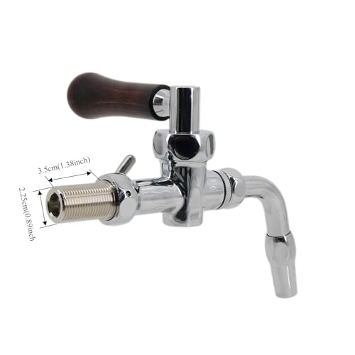 Czech Pilsner Style Side Pull Beer Tap Faucet - G5/8" Flow Control for Homebrew and Craft Beer Kegerators