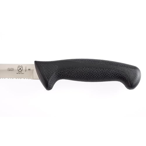 Mercer Culinary Millennia Black Handle Tiger Edge Slicer, 8-Inch - style: Tiger Edge Slicer 8-Inch
