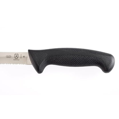 Mercer Culinary Millennia Black Handle Tiger Edge Slicer, 8-Inch - style: Tiger Edge Slicer 8-Inch