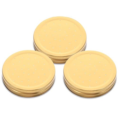 PartyKindom 3pcs Bee Feeder Top Replacement Lids for Beehive Entrance, Metal Material with Steady Water Supply and Effortless Setup, for Beekeeping Equipment and Bee Watering Station