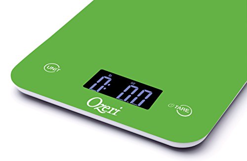 Ozeri Touch Professional Tempered Glass Digital Kitchen Scale, Lime Green - color: Green