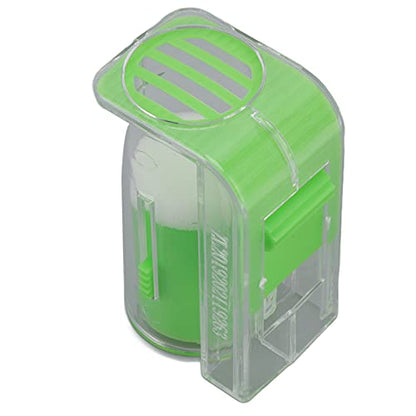 3 pcs Bee Queen Marking Marker Bottle Handed Queen bee Catcher Clip Holder Queen bee catching Marking Cage for Beekeepers(Green) - color: Green