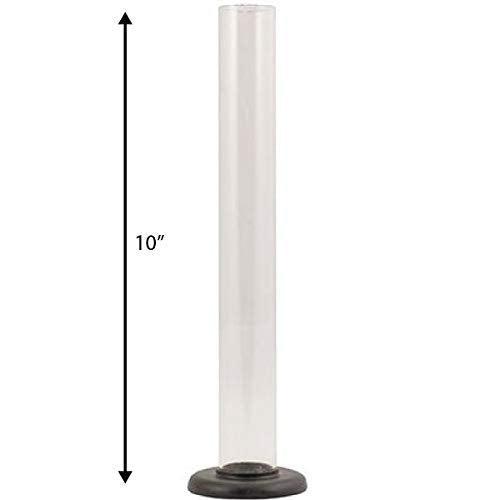 Fermtech 10" Hydrometer Test Jar for Beer or Wine Sampling, Plastic bu Ubrewusa - size: 10 inch