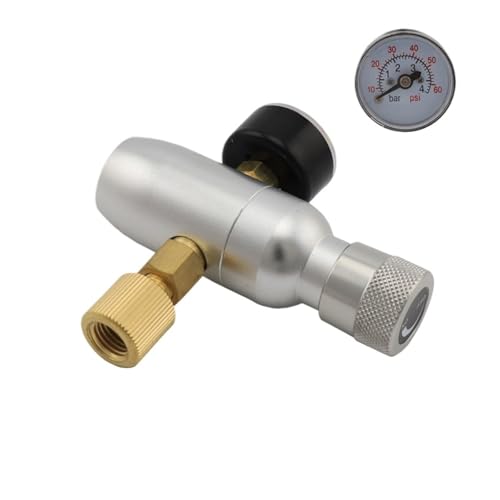 Homebrew Kegging Premium Regulated CO2 Charger Kit Mini Gas Regulator 3/8" Thread 60PSI 150PSI Beer Kegerator(60psi) - color: 60psi